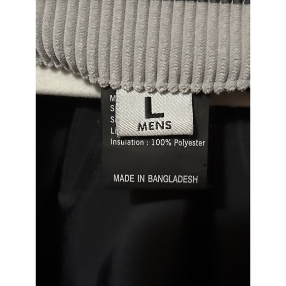 Obermeyer Men’s Large Gray Corduroy Full Zip Jacket - Picture 6 of 16